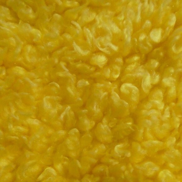 MOE | P2P 18.5 inches measured | Vintage Yellow Long Sleeve Teddy Sweater - Picture 10 of 16